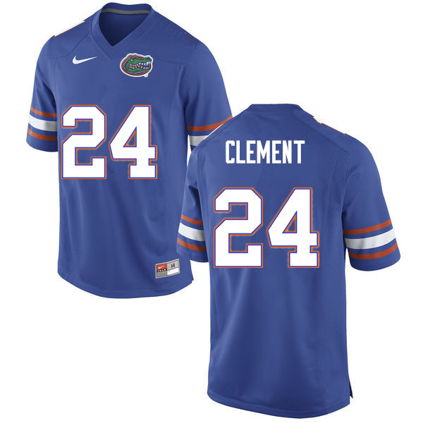 Men #24 Iverson Clement Florida Gators College Football Jerseys Sale-Blue